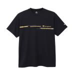 CHAMPION Champion SHORT SLEEVE T-SHIRT черный M C3-DV321 90 | tops короткий рукав Short рукав рубашка футболка хлопок 100% хлопок волейбол 