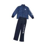CHAMPION Champion TRAINING SUIT темно-синий 150 CK-DSW03 370 | выставить внешний длинный рукав полный Zip низ брюки длинные брюки . пот . скорость ..