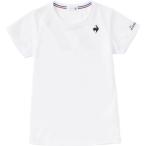 le coq sportif ルコック ソレイユ ゲームシャツ ホワイト L QTWVJA90 WH | スポーツ レディース テニスウェア トップス シャツ 吸汗速乾 UVカット