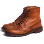 Tricker's トリッカーズ レースアップブーツ L5180 MALTON モールトン Brogue Boots ダブルソール カントリーブーツ ウイングチップ グッドイヤーウェルト製法