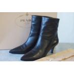 PRADA プラダ ブーツ ショートブーツ 1T432/D SOFT CALF NERO 35