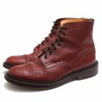 Tricker's トリッカーズ レースアップブーツ M2508 MALTON モールトン Brogue Boots ダブルソール カントリーブーツ ウイングチップ グッドイヤーウェルト