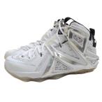 NIKE ナイキ ハイカットスニーカー 806951-100 LeBron 12 Elite SP White/Pure Platinum レブロン Pigalle ピガール フライニットアッパー
