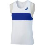 asics Asics SINGLET белый x голубой XXL XT1039 145 | спорт наземный мужской XXL внешний жакет рисунок полоса функция синий голубой 