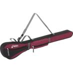 asics アシックス CLUB BAG (SINGLE) WINExBLACK F GGG869 2590 | スポーツ 備品 ゴルフ グラウンドゴルフ 黒 ブラック ワイン エンジ 収納 ハンガーループ