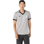 asics アシックス レフリーシャツ シルバーグレー S 2063A421 21 |スポーツ ウェア トップス Tシャツ 半袖 ハーフスリーブ ショートスリーブ Vネック 審判用