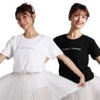 バレエ 大人 DDロゴ半袖リラックスTシャツ トップス レッスン 綿 コットン ゆったり