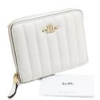 COACH コーチアウトレット リニア キルティング スモール ジップアラウンド 2886 IMCHK チョーク コンパクト財布 レディース財布