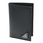 PRADA プラダ 2MC101 QHH F0002 SAFFIANO TRIANG NERO サフィアーノトライアングル カードホルダー メンズカードケース