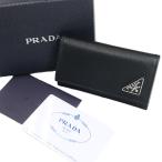PRADA プラダ 2PG222 QHH F0002 SAFFIANO TRIANG NERO サフィアーノトライアングル キーケース ブラック 6連フックキーケース