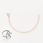 18金 ピンクゴールド アジャスターチェーン レディース メンズ シンプル ネックレス用 長さ調節 調整可能 アジャスター k18 18金 ネックレス k18チェーン