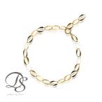 【土日限定1500円OFFクーポン有】 18金 ブレスレット k18 18金ブレスレット 18k レディース オーバル 4.8mm チェーン シンプル ブレスレットレディース