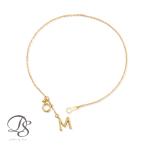 【土日限定2000円OFFクーポン有】 18金 ブレスレット k18 18金ブレスレット 18k レディース イニシャル チェーン ブレスレットレディースチェーン