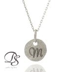 Yahoo! Yahoo!ショッピング(ヤフー ショッピング)【土日限定3000円OFFクーポン有】 18金ネックレス k18 ネックレス 18金 ホワイトゴールド レディース コイン イニシャル アルファベット 18k 小豆