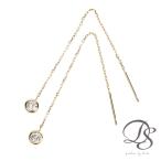 【5/30-6/1限定5000円OFFクーポン有】 18金 ピアス k18 揺れる アメリカンピアス 18k ダイヤモンド 計0.2ct 18金ピアス k18ピアス レディース ピアス18金