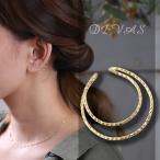 ショッピングイヤーカフ イヤーカフ 18金 イヤカフ k18 18k レディース ノンホール ピアス 2連 ダブル 重ね付け 18 金 ノンホールピアス シンプル ゴールド つけっぱなし 片耳 大ぶり