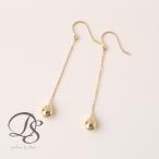 【5/30-6/1限定1500円OFFクーポン有】 18金 ピアス k18 18金ピアス 18k ティアドロップ 雫 フックピアス k18ピアス レディース ピアス18金 18kピアス 両耳