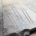 プラチナピアス ピアス プラチナ レディース スクリューチェーン フックピアス フック チェーンピアス Pt850 ピアスプラチナ PT シンプル 地金  両耳 セット