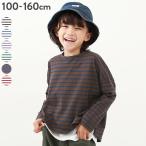 ショッピング長袖tシャツ 子供服 ゆるっとボーダー 長袖Tシャツキッズ 男の子 女の子 トップス 長袖Tシャツ ロンT デビロック devirock