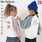 トレーナー キッズ スウェット 子供服 デビラボ ガールズ プリント ラグラン ベビー服 女の子 トップス 100 110 120 130 140 150 160 デビロック devirock