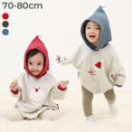 ロンパース 出産祝い クリスマス スウェットロンパース キッズ 子供服 男の子 女の子  デビロック devirock