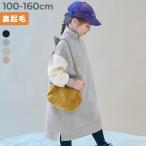 長袖ワンピース ワンピース スフレスウェット 袖ボア ハーフジップ 裏起毛ワンピース キッズ 子供服 女の子  デビロック devirock