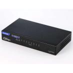 エレコム 2.5Gマルチギガ対応8ポートスイッチ(金属筐体 ACアダプター) EHC-Q08MA2-HB [ブラック]