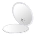 コンパクトミラー 10倍拡大鏡 拡大�