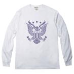アメリカンイメージのイーグルデザイン ロングTシャツ