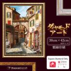 ショッピングバカラ AM-435 ダイヤモンドアート 風景 絵画 四角スクエアビーズ モザイクアート
