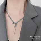 チェーンネックレス シルバー 韓国 韓国ファッション