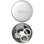  Leonis мобильный . удобный шитье .. круг жестяная банка (60×60×18mm)[98003]