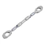 バイクパーツセンター(Bike Parts Center) アルミハンドルブレース シルバー 汎用タイプ 904609