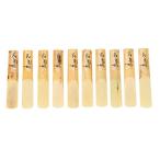 クラリネットリード Bフラット 強度2.5 耐久性 １０枚入 透明ボックス付き 初心者