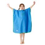 IWK полотенце на липучке бассейн ta Horta oru пончо плавание ребенок мужчина девочка ( Sky голубой,M)