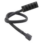  вентилятор электрический кабель ответвление PWM 1-5 ответвление 3 булавка .4 булавка. вентилятор соответствует SLEIJAOOE 37cm PC кейс охлаждающий вентилятор кондиционер вентилятор 