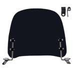 [ авто детали центральный ] защита от ветра мотоцикл экран Short затонированный 2 установка простой мопед скутер способ исключая . предварительный. установка металлические принадлежности ввод 