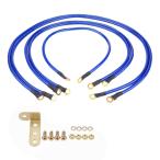 I'm so happy заземление кабель тросик комплект машина мотоцикл моторный отсек украшать ( голубой )