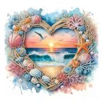 PAVIKE бисер искусство комплект бриллиант искусство комплект море сторона 5D бриллиант покраска комплект картина 5Dmo The ik искусство, дом. стена. оборудование орнамент, совершенно контактный 