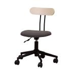 チェア グレー オフィス パソコン 学習 椅子 軽量 コンパクト キャスター 付き 高さ調整 機能 在宅 テレ ワーク オフィス 勉強〔代引不可〕