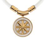 BANDEL EARTH mini van te искусственная приманка s Mini White×Gold магнитное колье HLCFNED