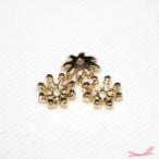 Yahoo! Yahoo!ショッピング(ヤフー ショッピング)フラワー ビーズ 8mm スペーサー キャップ ゴールド