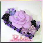  маленький демон пик лиловый & черный. f белка k кейс ручная работа декоративный элемент by Rio