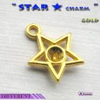 STAR チャーム ゴールド SS16埋込穴有り