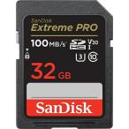 SDカード｜SDHC｜32GB｜SanDisk サンディスク｜R:100MB/s｜Extreme PRO  U3 V30 SDSDXXO-032G-GN4IN
