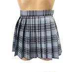 [ сделано в Японии ] school плиссировать проверка юбка ( бледно-голубой × серый sax × темно-синий × белый )*W60~85/ длина 30cm/ длина 40cm