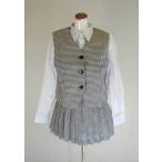  школа форма чёрный × белый серебристый жевательная резинка проверка проверка лучший юбка форма верх и низ в комплекте (.. школьная форма school посещение школы оригиналы Cart длина 30cm*40cm)