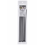 OHM オーム電機　ロックタイ 耐候性 300mm 10本入 黒　LT-300W10BK　結束バンド  結束ベルト