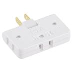 OHM ом электро- машина угол ответвление (3 выход / всего 1500W до / свободный штекер / белый ) HS-A39/W