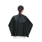 スカットクロス　デラックス　黒　No.9100  首回りに柔らかくフィットします　入浴用品 理美容用品 清拭用品　4991187100002